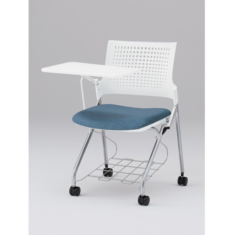 KLD218SARZ5W9B4 モノンチェア ネスティングタイプ 樹脂メッシュバック メモ台付 棚付 張地SA<配送時組立サービス付> 1台 イトーキ 【通販モノタロウ】