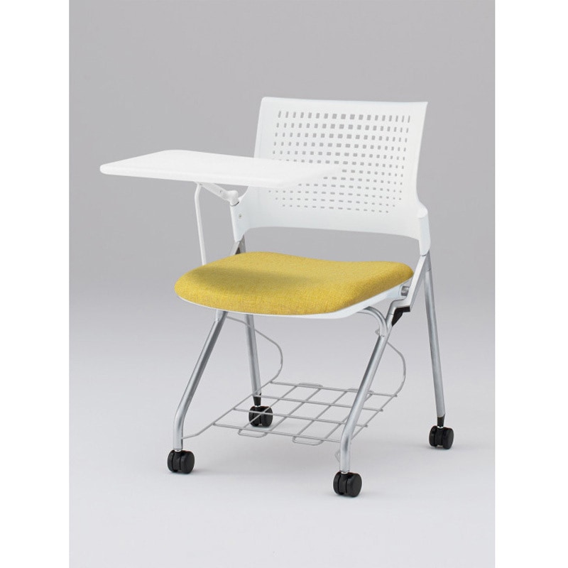 KLD218SARZ5W9U6 モノンチェア ネスティングタイプ 樹脂メッシュバック メモ台付 棚付 張地SA<配送時組立サービス付> 1台 イトーキ 【通販モノタロウ】