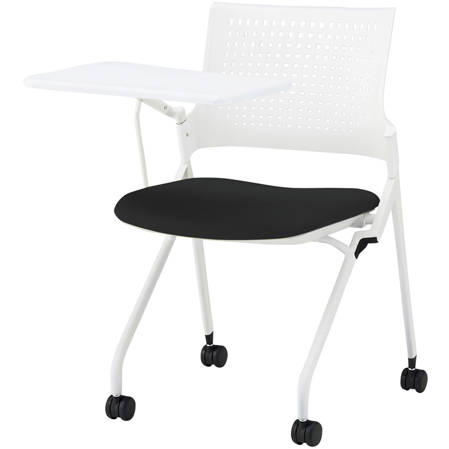 KLD218PV-W9W9T1 モノンチェア ネスティングタイプ 樹脂メッシュバック メモ台付 張地PV<配送時組立サービス付> 1台 イトーキ 【通販モノタロウ】