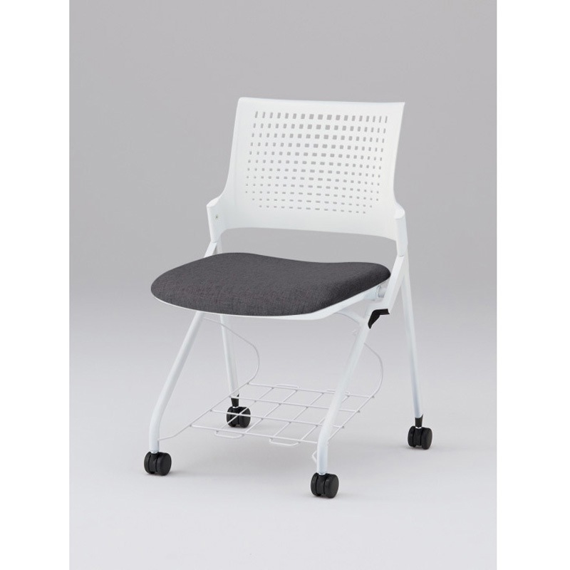 KLD217SARW9W9T3 モノンチェア ネスティングタイプ 樹脂メッシュバック 肘なし 棚付 張地SA<配送時組立サービス付> 1台 イトーキ 【通販モノタロウ】