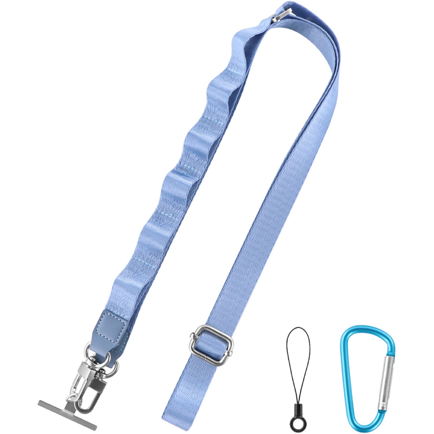 ストラップ 青 LN-SS13BL スマートフォン(汎用) ショルダーストラップ「SHOULTY MULTI