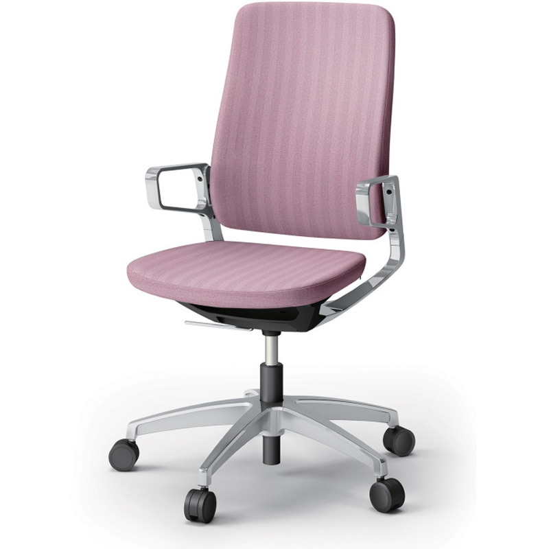 KG-515SBM-Z9P3 レヴィチェア ハイバック アルミミラー肘 アルミミラー脚 ウレタンキャスター SB張地<配送時組立サービス付> 1台 イトーキ 【通販モノタロウ】