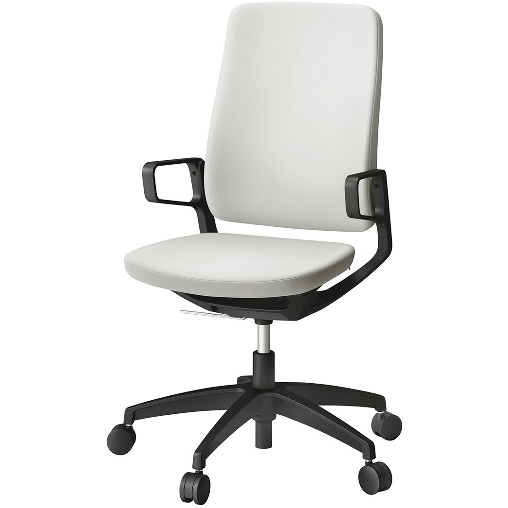 KG-515DHM-TTC6 レヴィチェア ハイバック アルミ塗装肘 アルミ塗装脚 ウレタンキャスター DH張地<配送時組立サービス付> 1台 イトーキ 【通販モノタロウ】