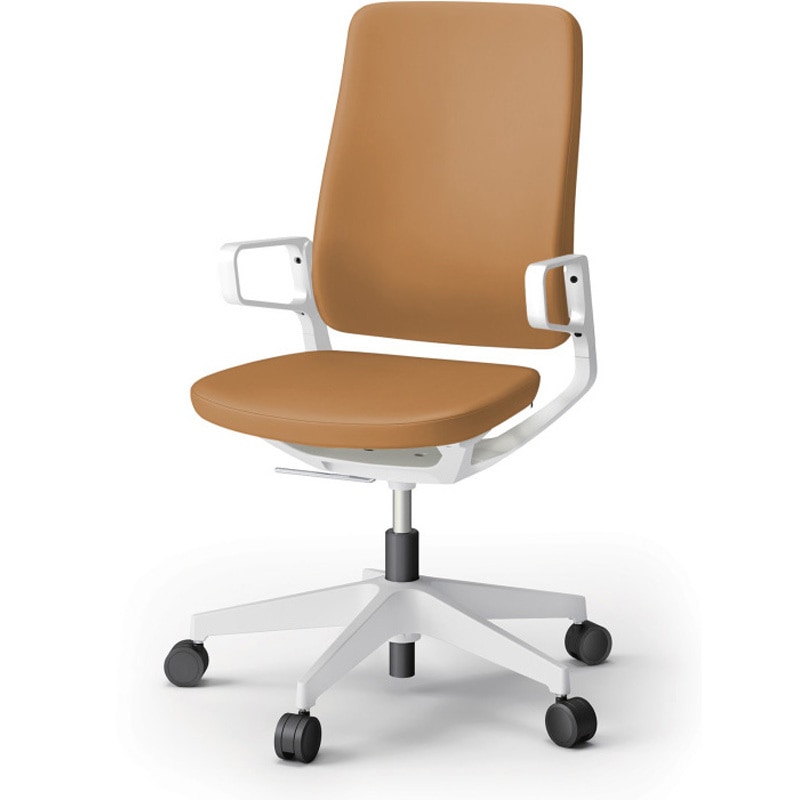 KG-515DHM-WWF3 レヴィチェア ハイバック アルミ塗装肘 アルミ塗装脚 ウレタンキャスター DH張地<配送時組立サービス付> 1台 イトーキ 【通販モノタロウ】