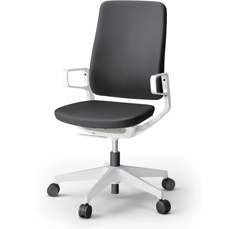 KG-515DH-WWT1 レヴィチェア ハイバック アルミ塗装肘 アルミ塗装脚 ナイロンキャスター DH張地<配送時組立サービス付> 1台 イトーキ 【通販モノタロウ】