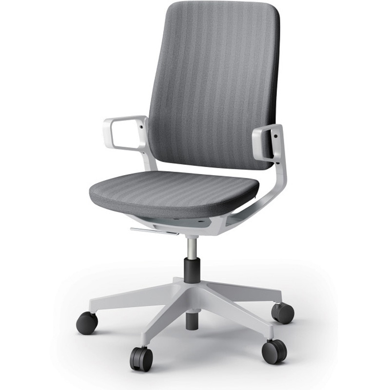 KG-515SB-NNT3 レヴィチェア ハイバック アルミ塗装肘 アルミ塗装脚 ナイロンキャスター SB張地<配送時組立サービス付> 1台 イトーキ 【通販モノタロウ】