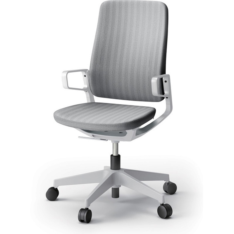 KG-515SB-NNT5 レヴィチェア ハイバック アルミ塗装肘 アルミ塗装脚 ナイロンキャスター SB張地<配送時組立サービス付> 1台 イトーキ 【通販モノタロウ】