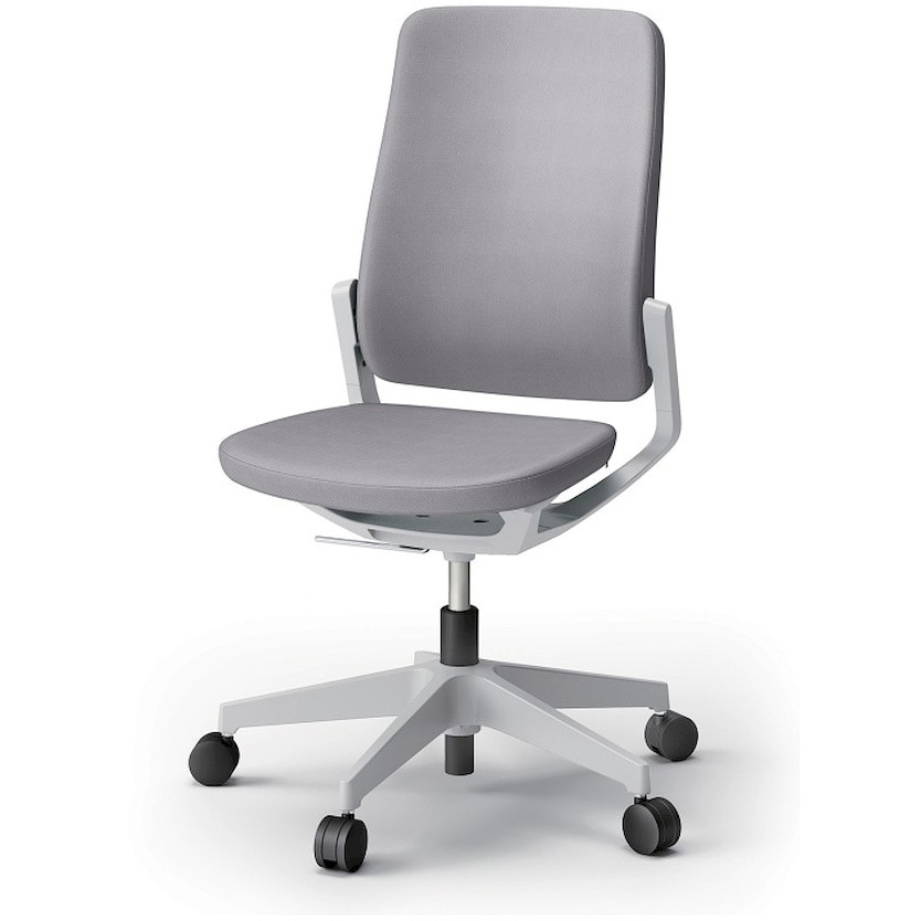 KG-510PVM-GNW6 レヴィチェア ハイバック 肘なし 樹脂脚 ウレタンキャスター PV張地<配送時組立サービス付> 1台 イトーキ 【通販モノタロウ】