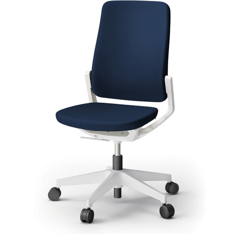 KG-510PVM-W9B2 レヴィチェア ハイバック 肘なし 樹脂脚 ウレタンキャスター PV張地<配送時組立サービス付> 1台 イトーキ 【通販モノタロウ】