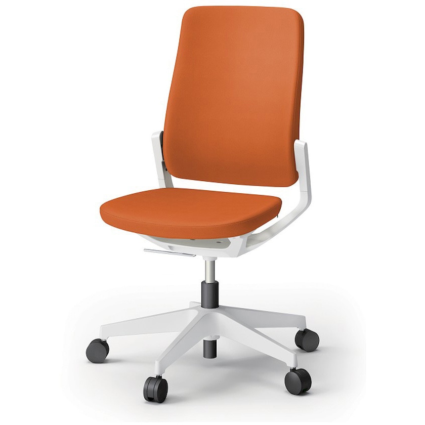 KG-510PVM-W9D3 レヴィチェア ハイバック 肘なし 樹脂脚 ウレタンキャスター PV張地<配送時組立サービス付> 1台 イトーキ 【通販モノタロウ】