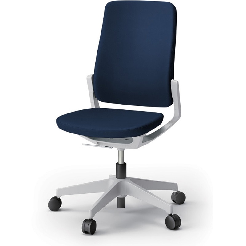 KG-510PV-GNB2 レヴィチェア ハイバック 肘なし 樹脂脚 ナイロンキャスター PV張地<配送時組立サービス付> 1台 イトーキ 【通販モノタロウ】