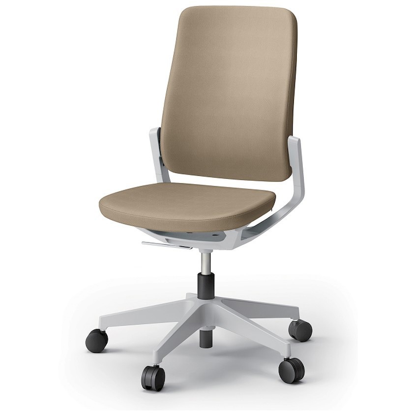 KG-510PV-GNY3 レヴィチェア ハイバック 肘なし 樹脂脚 ナイロンキャスター PV張地<配送時組立サービス付> 1台 イトーキ 【通販モノタロウ】