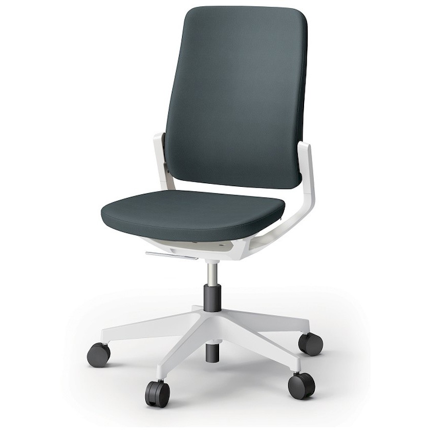 KG-510PV-W9W2 レヴィチェア ハイバック 肘なし 樹脂脚 ナイロンキャスター PV張地<配送時組立サービス付> 1台 イトーキ 【通販モノタロウ】 44,388円