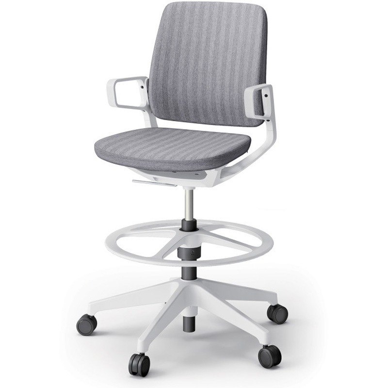 KG-526SBP-W9T5 レヴィチェア ハイポジションタイプ 樹脂肘 樹脂脚 SB張地<配送時組立サービス付> イトーキ ガス上下調節 高さ1030mm幅680mm奥行615mm  KG-526SBP-W9T5