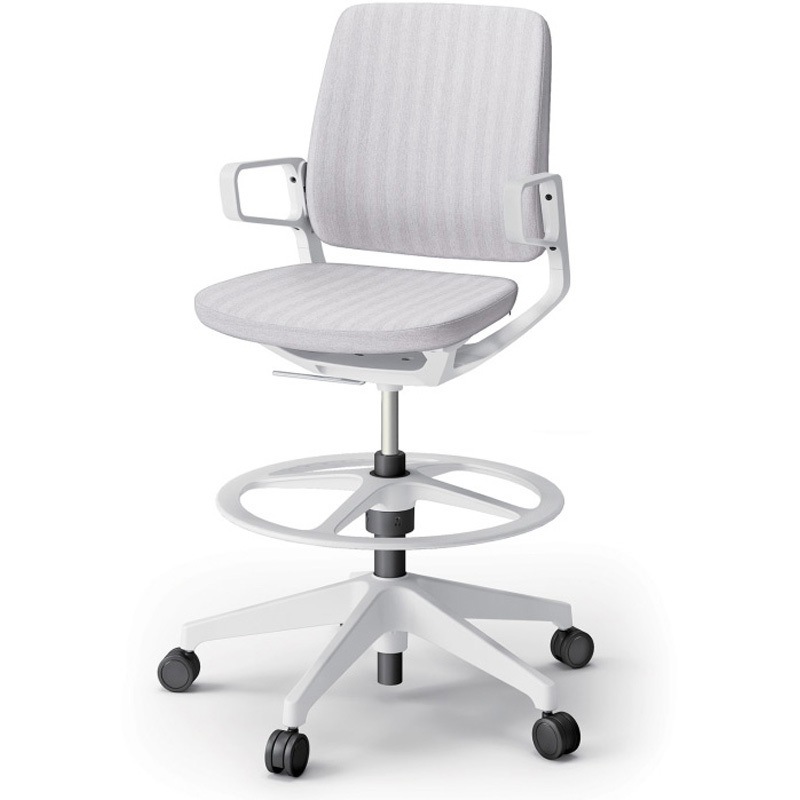 KG-526SBP-W9T7 レヴィチェア ハイポジションタイプ 樹脂肘 樹脂脚 SB張地<配送時組立サービス付> イトーキ ガス上下調節 高さ1030mm幅680mm奥行615mm  KG-526SBP-W9T7