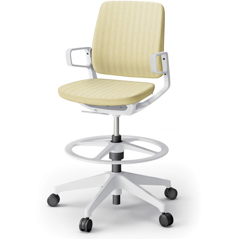 KG-526SBP-W9U9 レヴィチェア ハイポジションタイプ 樹脂肘 樹脂脚 SB張地<配送時組立サービス付> イトーキ ガス上下調節 高さ1030mm幅680mm奥行615mm  KG-526SBP-W9U9