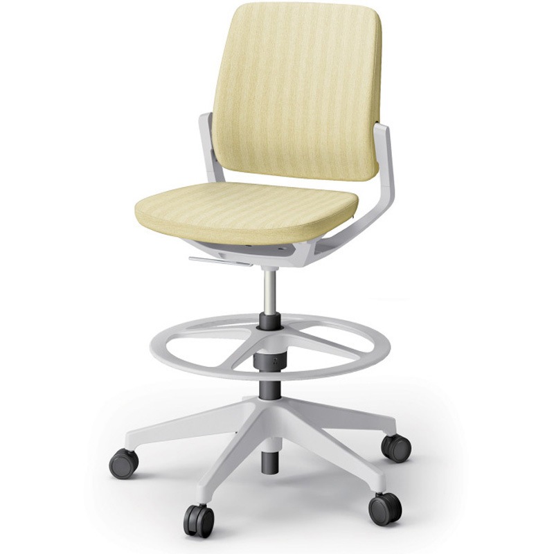 KG-520SBP-GNU9 レヴィチェア ハイポジションタイプ 肘なし 樹脂脚 SB張地<配送時組立サービス付> イトーキ ガス上下調節 高さ1030mm幅650mm奥行615mm  KG-520SBP-GNU9