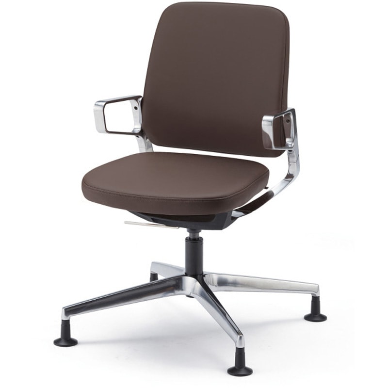 KG-545LM-Z9H2 レヴィチェア ローバック アルミミラー肘 アルミミラー固定脚 LM張地 <配送時組立サービス付> 1台 イトーキ 【通販モノタロウ】 109,890円