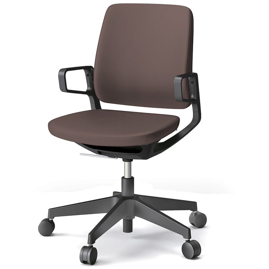 KG-526PV-T1H2 レヴィチェア ローバック 樹脂肘 樹脂脚 ナイロンキャスター PV張地<配送時組立サービス付> 1台 イトーキ 【通販モノタロウ】