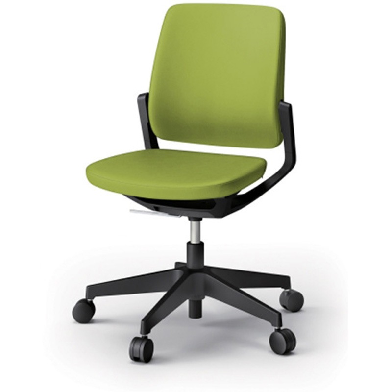 KG-520PV-T1Q6 レヴィチェア ローバック 肘なし 樹脂脚 ナイロンキャスター PV張地<配送時組立サービス付> 1台 イトーキ 【通販モノタロウ】