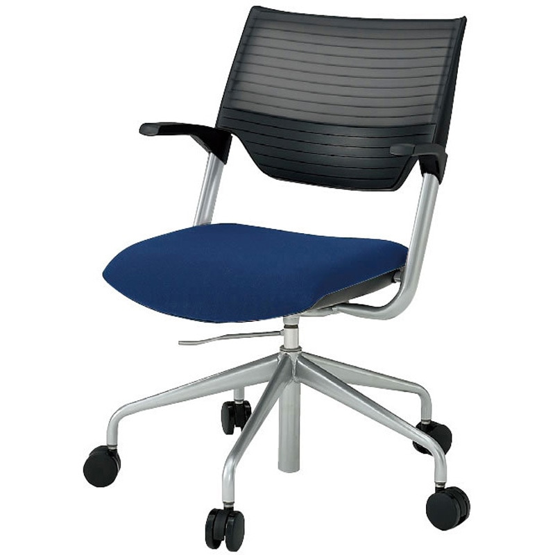 KLC-855GB-Z5T1 レクシブチェア 回転脚タイプ エラストマーバック 肘付 GB張地<配送時組立サービス付> 1台 イトーキ 【通販モノタロウ】