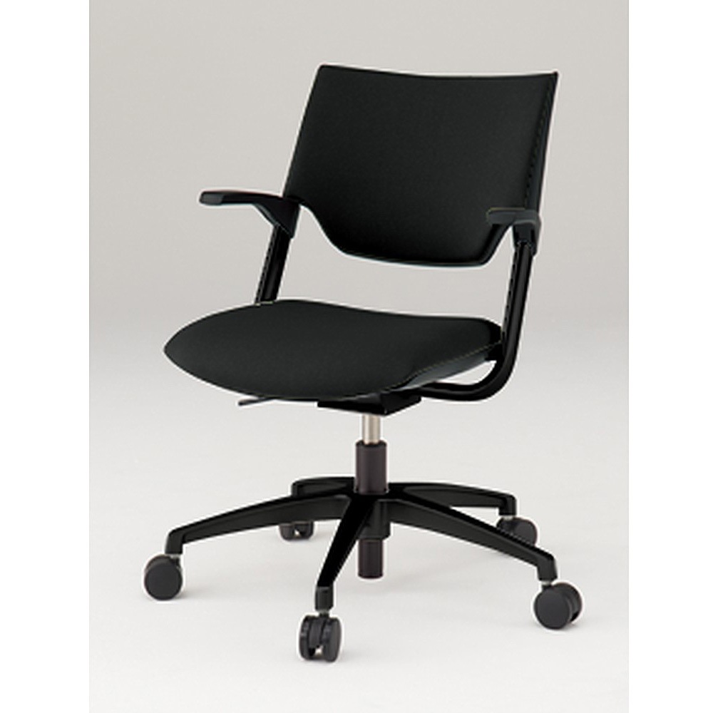 KLC-865GB-T1T1 レクシブチェア 回転脚タイプ クロスバック 肘付 GB張地<配送時組立サービス付> 1台 イトーキ 【通販モノタロウ】