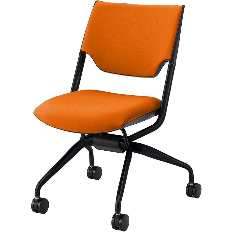 KLC-820GB-T1D3 レクシブチェア ネスティングタイプ クロスバック GB張地<配送時組立サービス付> 1台 イトーキ 【通販モノタロウ】