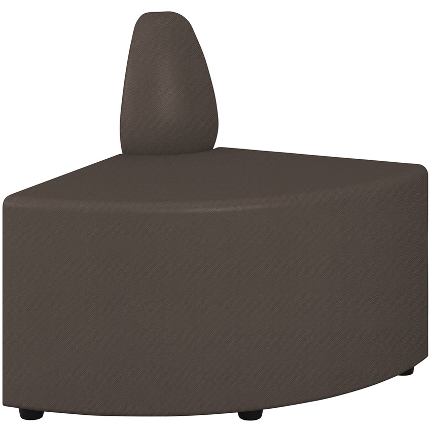 LPW-200C-H4 レセプションPW 1連背付Rスツール<配送時組立サービス付> イトーキ カシューブラウン色 高さ670mm幅600mm奥行600mm  LPW-200C-H4