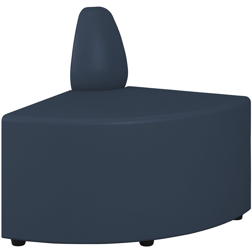 LPW-200DL-B1 レセプションPW 1連背付Rスツール<配送時組立サービス付> イトーキ ミッドナイトブルー色 高さ670mm幅600mm奥行600mm  LPW-200DL-B1 47,988円