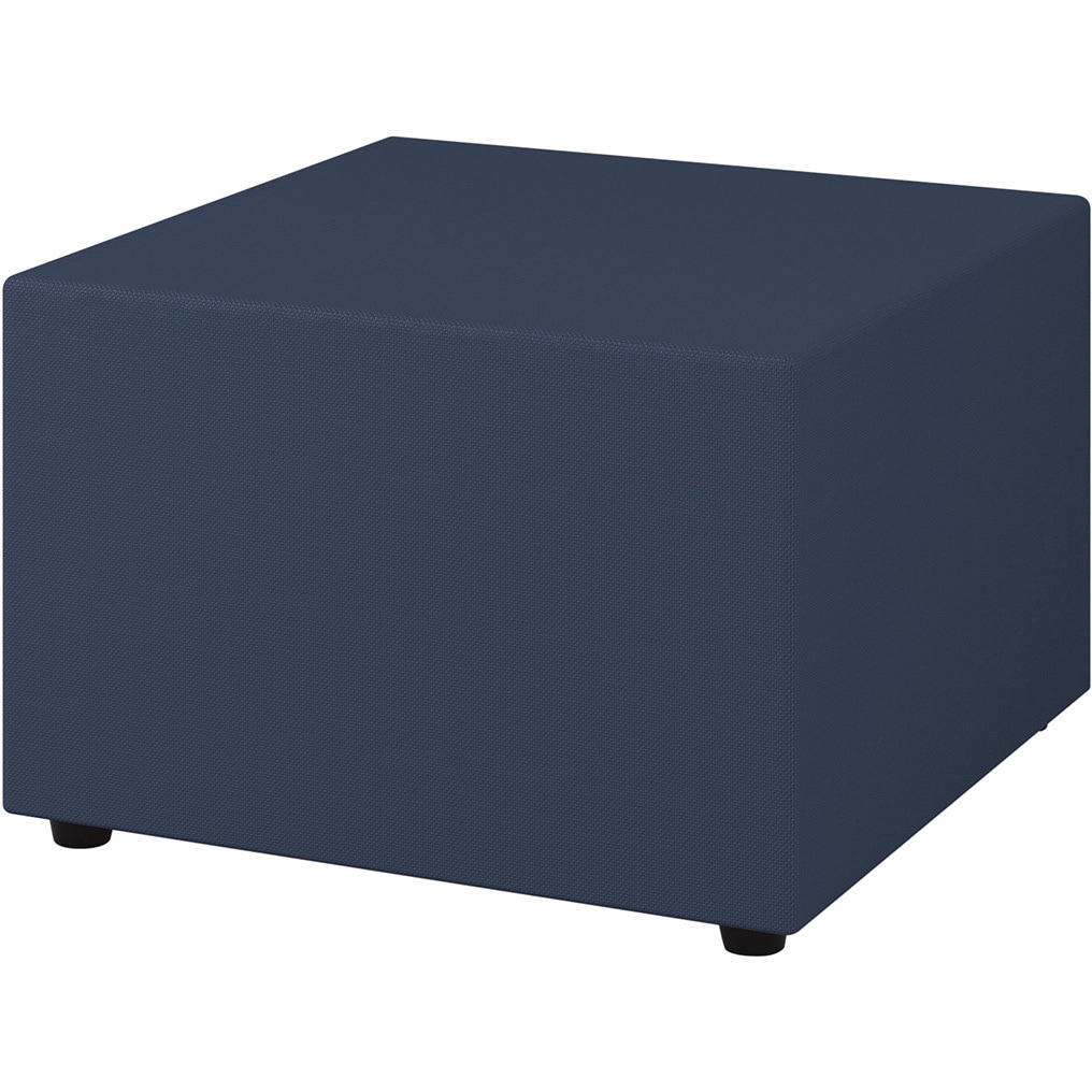 LPW-100CE-N2 レセプションPW スツール<配送時組立サービス付> イトーキ インディゴブルー色 高さ400mm幅600mm奥行600mm  LPW-100CE-N2