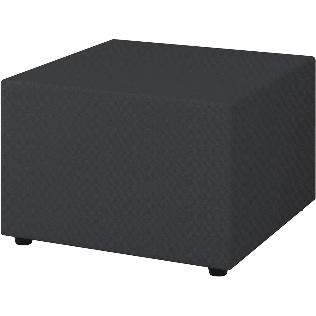 LPW-100C-W2 レセプションPW スツール<配送時組立サービス付> イトーキ オフブラック色 高さ400mm幅600mm奥行600mm  LPW-100C-W2