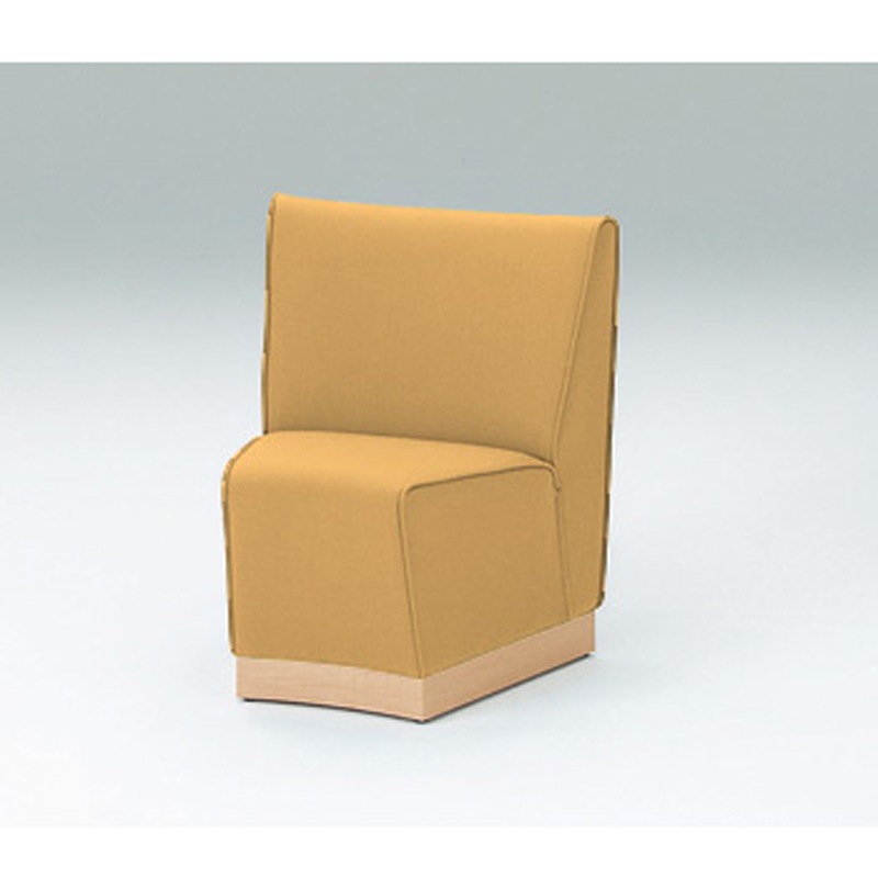 LSA-31RHD-97 ロビーチェアSA チェア 内コーナー30°<配送時組立サービス付> イトーキ 高さ750mm幅650mm奥行680mm  LSA-31RHD-97