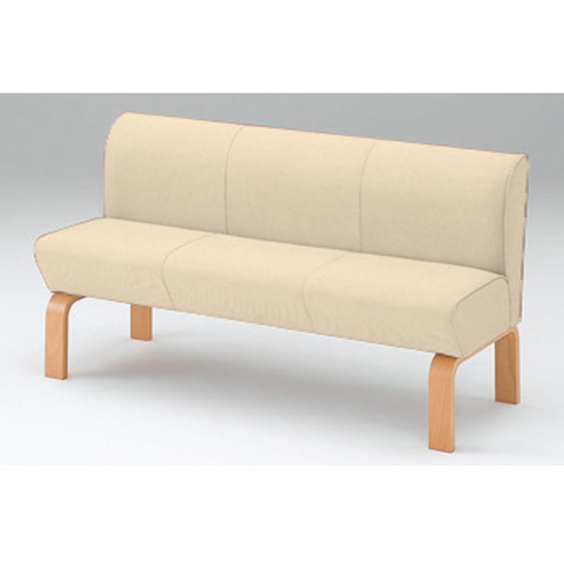 LSA-73SD-04 ロビーチェアSA ハイシート3連ベンチ<配送時組立サービス付> イトーキ 高さ860mm幅1650mm奥行610mm  LSA-73SD-04