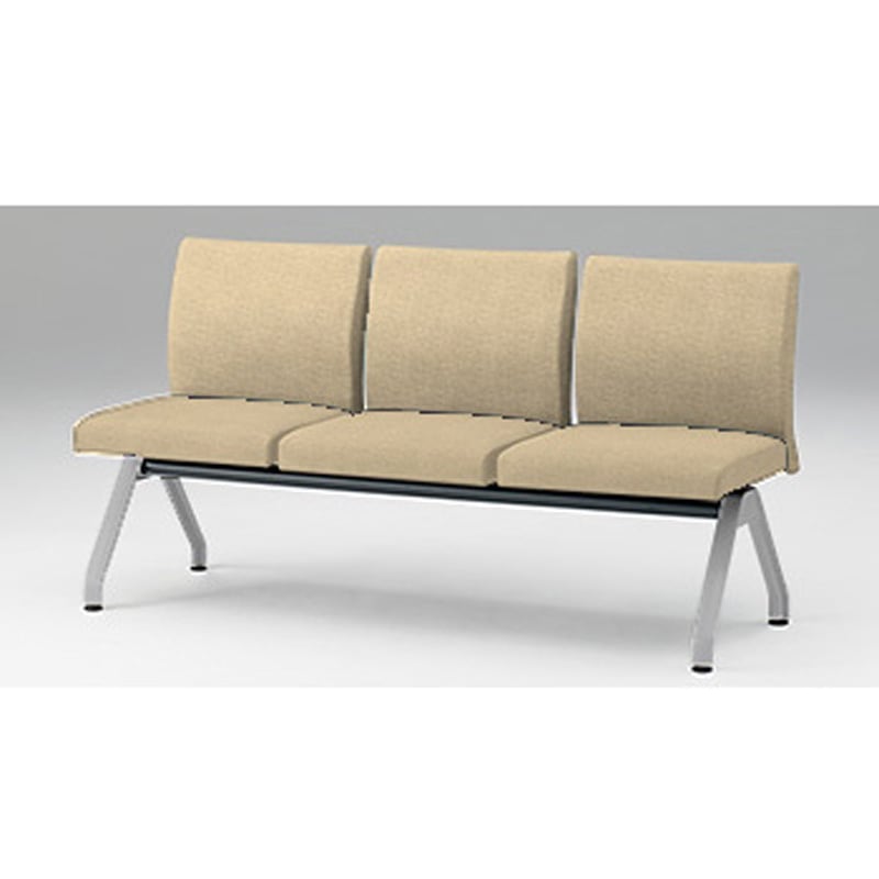 LST-300DLZ5K6K6 ロビーチェアST 3連 背付 張地DL<配送時組立サービス付> イトーキ 高さ800mm幅1580mm奥行550mm  LST-300DLZ5K6K6