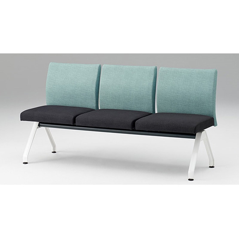 LST-300D-W9T2A4 ロビーチェアST 3連 背付 張地D<配送時組立サービス付> イトーキ 高さ800mm幅1580mm奥行550mm  LST-300D-W9T2A4 109,890円