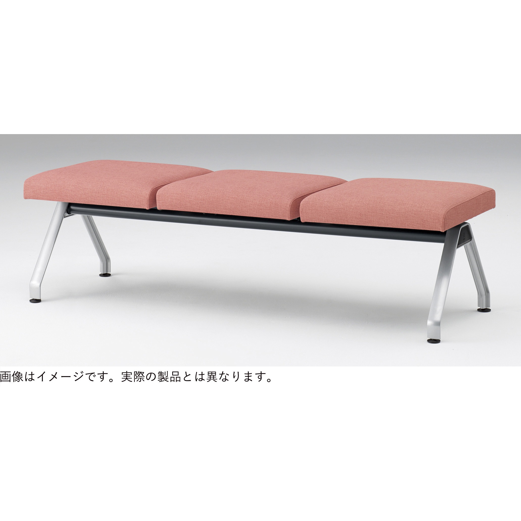 LST-450DLW9L8 ロビーチェアST 4連 ベンチ 張地DL<配送時組立サービス付> イトーキ 高さ440mm幅2115mm奥行537mm  LST-450DLW9L8