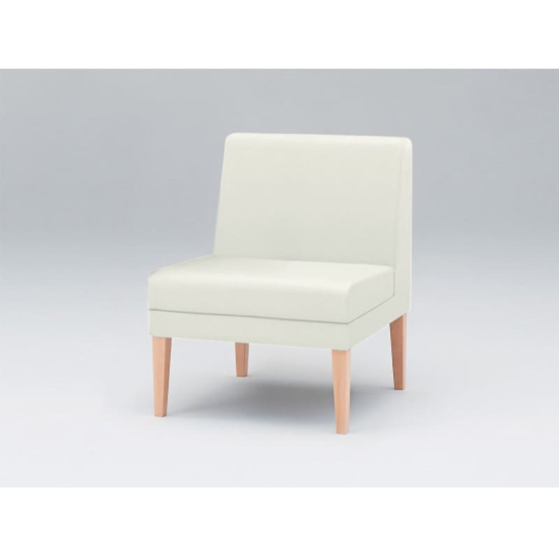 LUK-01DL-97C8 ロビーチェアUK 1連 肘なし 張地DL<配送時組立サービス付> イトーキ 高さ760mm幅560mm奥行650mm  LUK-01DL-97C8 59,988円