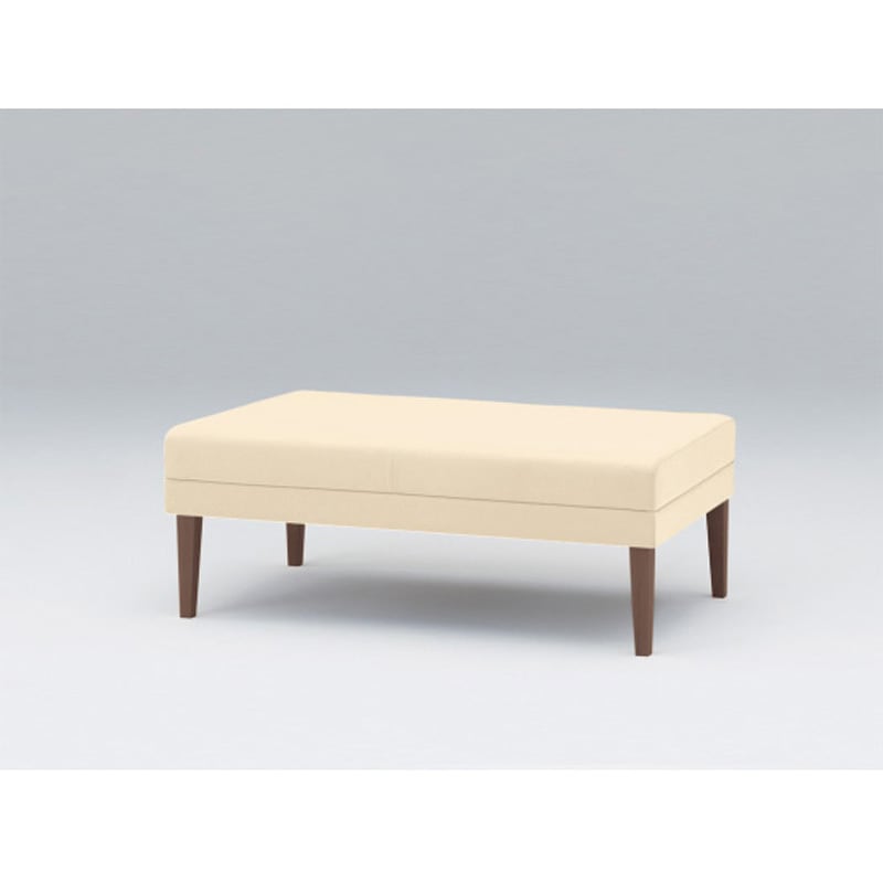 LUK-42C-17K9 ロビーチェアUK 2連 背なし 張地C<配送時組立サービス付> イトーキ 高さ420mm幅1110mm奥行645mm  LUK-42C-17K9