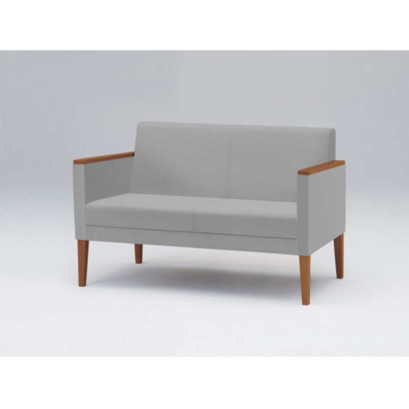 LUK-32C-17W5 ロビーチェアUK 2連 両肘付 張地C<配送時組立サービス付> イトーキ 高さ760mm幅1230mm奥行650mm  LUK-32C-17W5 109,890円