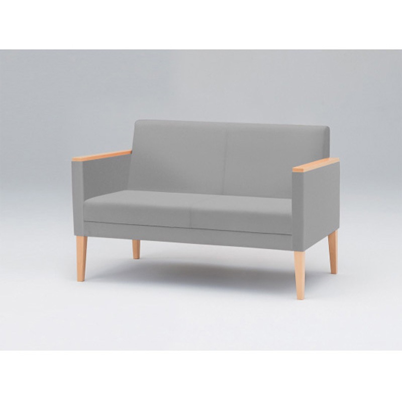 LUK-32C-97W5 ロビーチェアUK 2連 両肘付 張地C<配送時組立サービス付> イトーキ 高さ760mm幅1230mm奥行650mm  LUK-32C-97W5