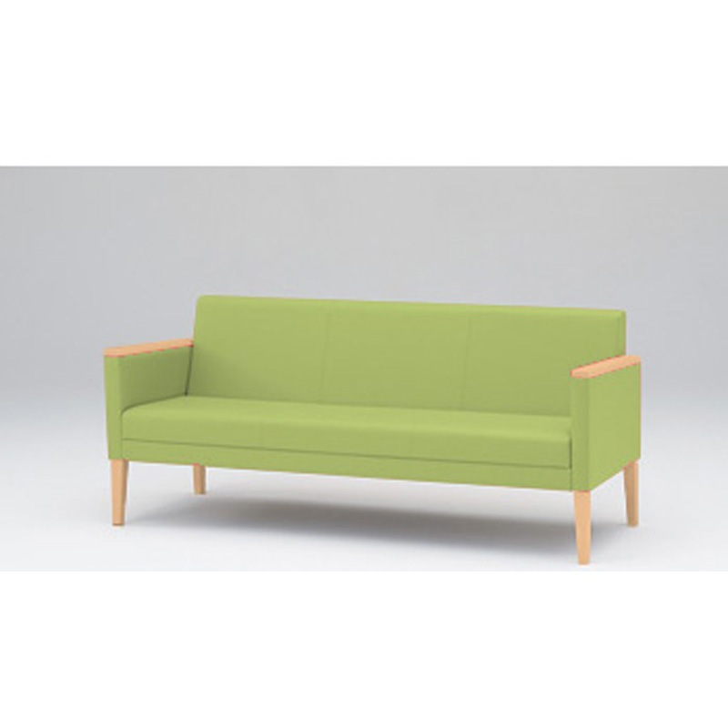 LUK-33C-97L7 ロビーチェアUK 3連 両肘付 張地C<配送時組立サービス付> イトーキ 高さ760mm幅1780mm奥行650mm  LUK-33C-97L7