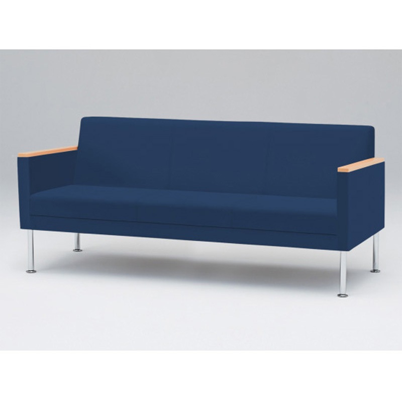 LUK-33C-SN2 ロビーチェアUK 3連 両肘付 張地C<配送時組立サービス付> イトーキ 高さ760mm幅1780mm奥行650mm  LUK-33C-SN2 114,900円