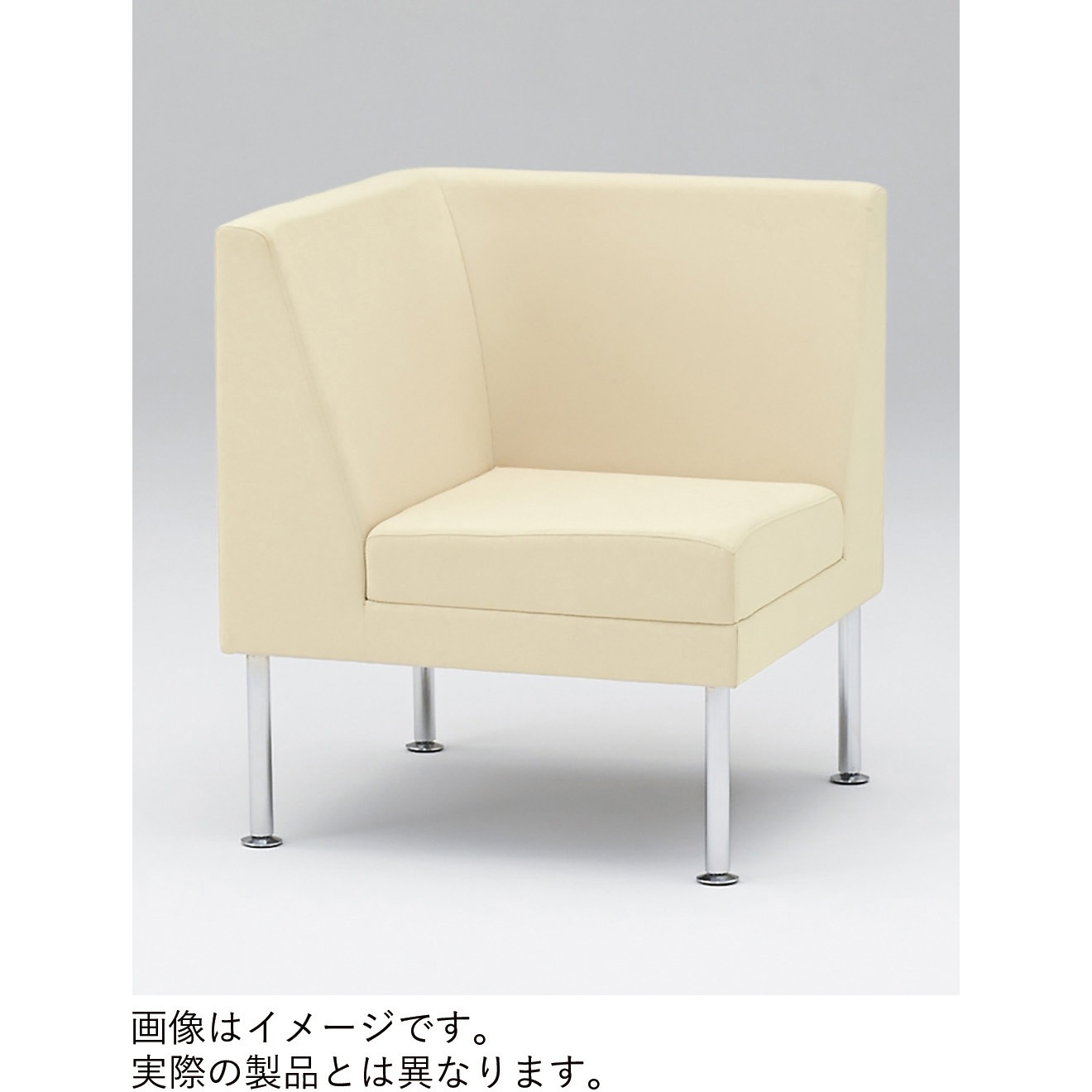 LUK-61DL-17L8 ロビーチェアUK コーナーチェア 張地DL<配送時組立サービス付> イトーキ 高さ760mm幅645mm奥行645mm  LUK-61DL-17L8