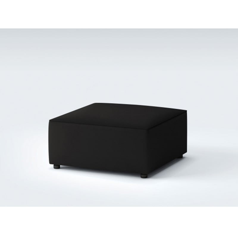 LSW-509PS-T1 ワイドソファOS スツール W900 張地PS<配送時組立サービス付> イトーキ ブラック色 高さ410mm  LSW-509PS-T1