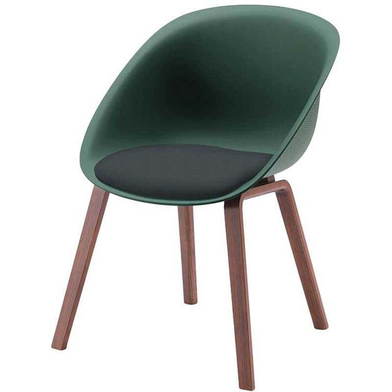 KLD954PV-G2W224 ワンチェア 木脚 座クッション 張地PV<配送時組立サービス付> 1台 イトーキ 【通販モノタロウ】