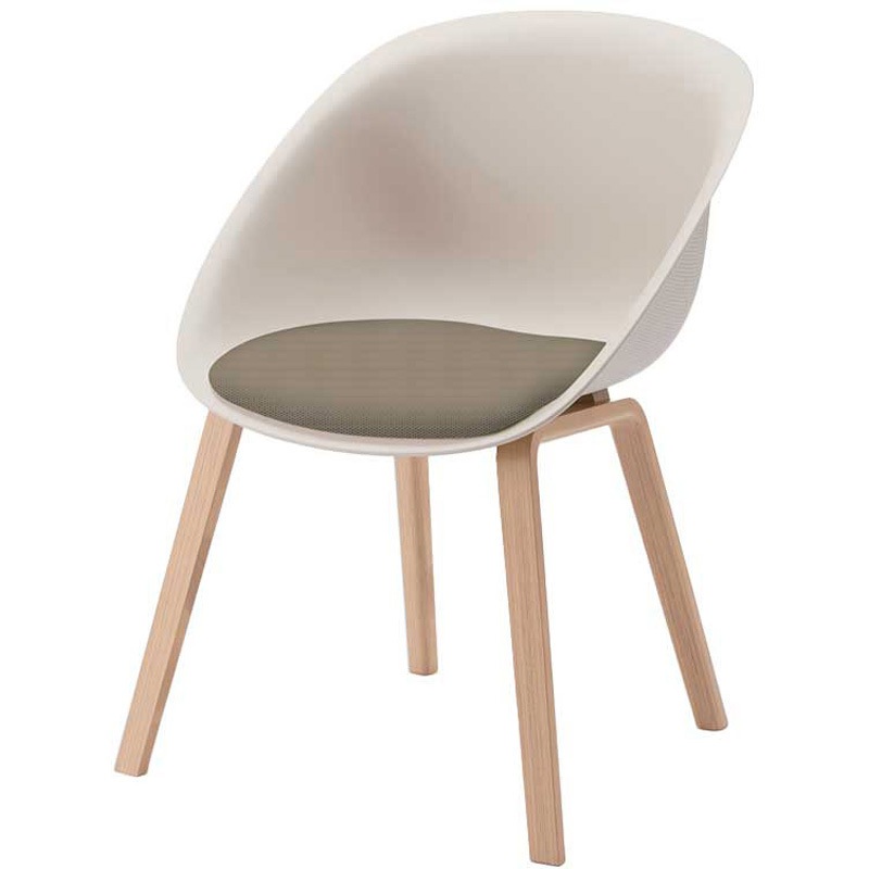 KLD954PV-H9Y323 ワンチェア 木脚 座クッション 張地PV<配送時組立サービス付> 1台 イトーキ 【通販モノタロウ】