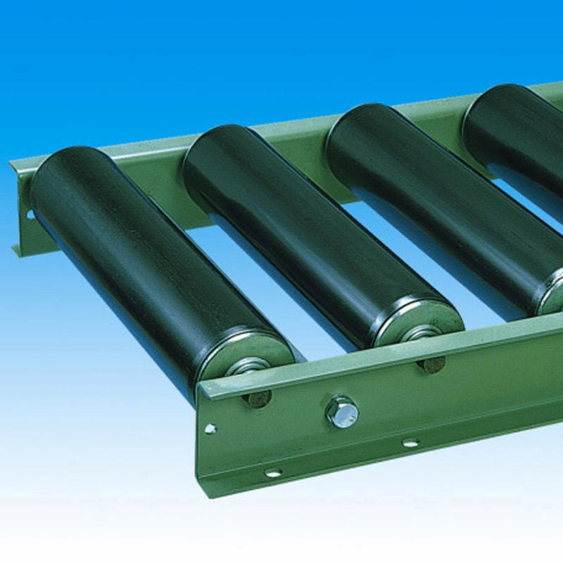 FHI89R-WC-W100-P150-R900-A90 ローラコンベヤ(重荷重用) 汎用タイプ(スチールローラ) FHI89R-WS メイキコウ カーブ ローラ幅100mmピッチ150mm