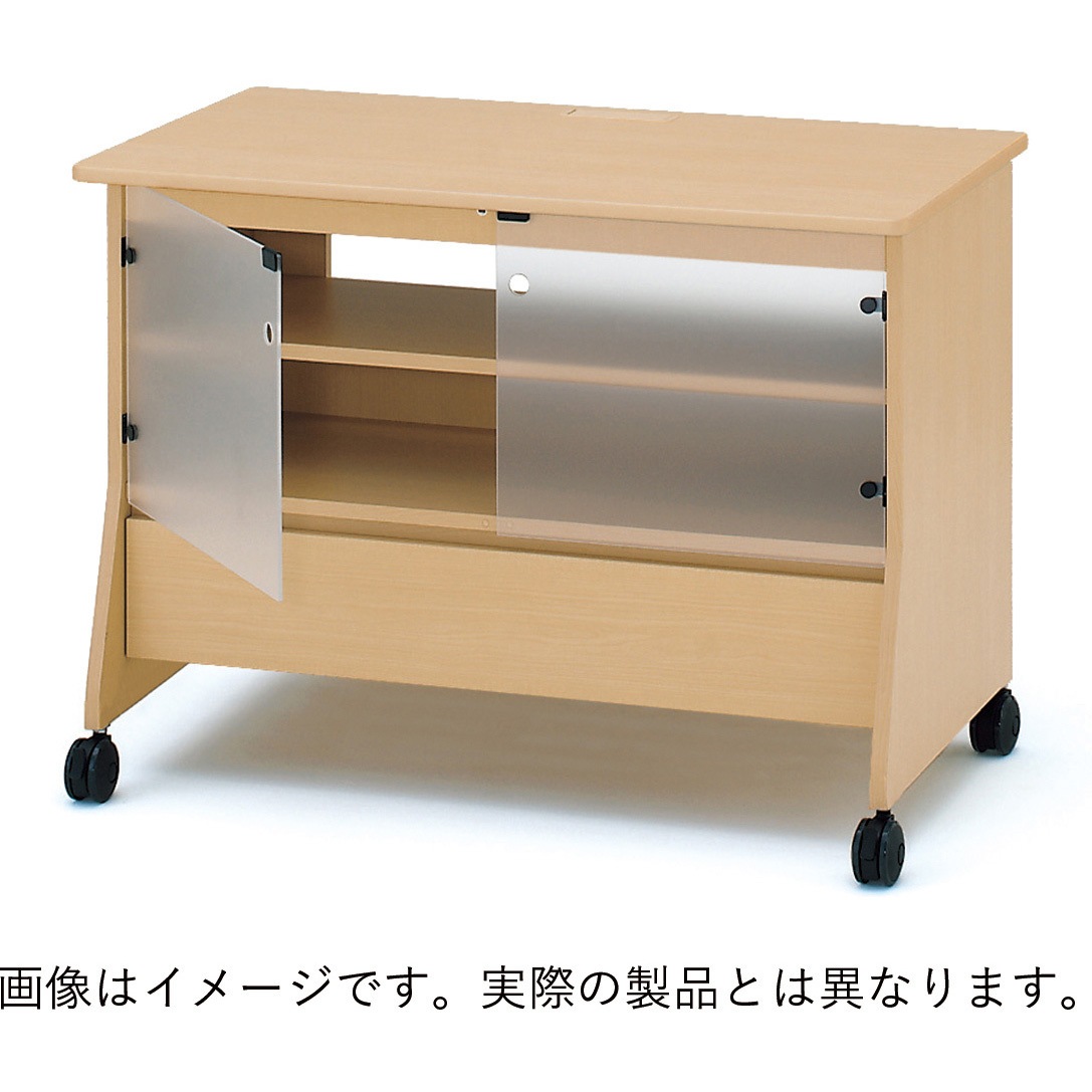 VBF-1168DT1-61 BFシリーズ テレビ台ロータイプ 扉付<配送時組立サービス付> イトーキ アッシュドパインL色 高さ800mm幅1100mm奥行600mm  VBF-1168DT1-61