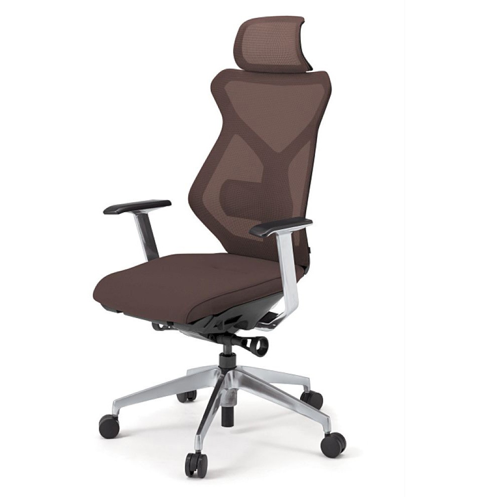 KG-355JV1-ZTH2 セクアチェア エクストラハイバック 固定肘付 アルミミラー脚<配送時組立サービス付> 1台 イトーキ 【通販モノタロウ】