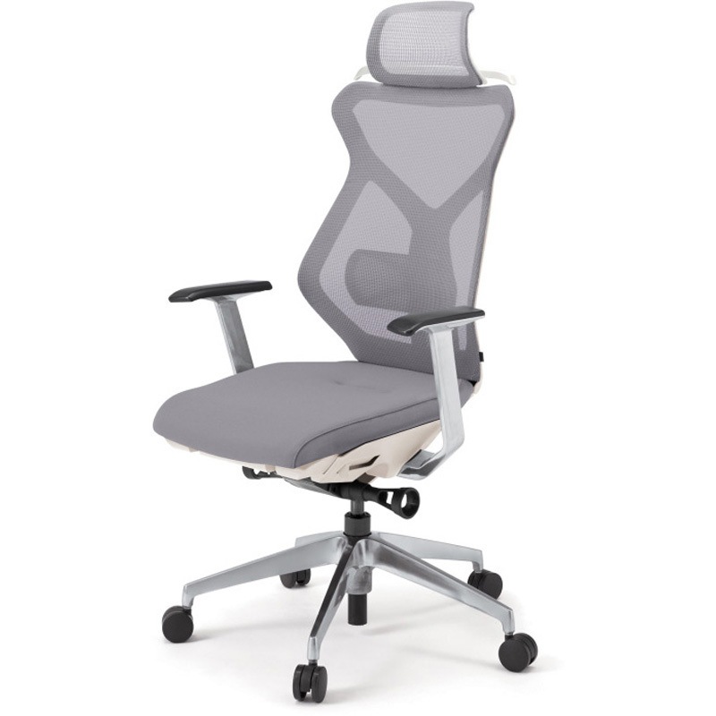 KG-355JVH1-ZWW6 セクアチェア エクストラハイバック 固定肘 ハンガー付 アルミミラー脚<配送時組立サービス付> 1台 イトーキ 【通販モノタロウ】 109,890円